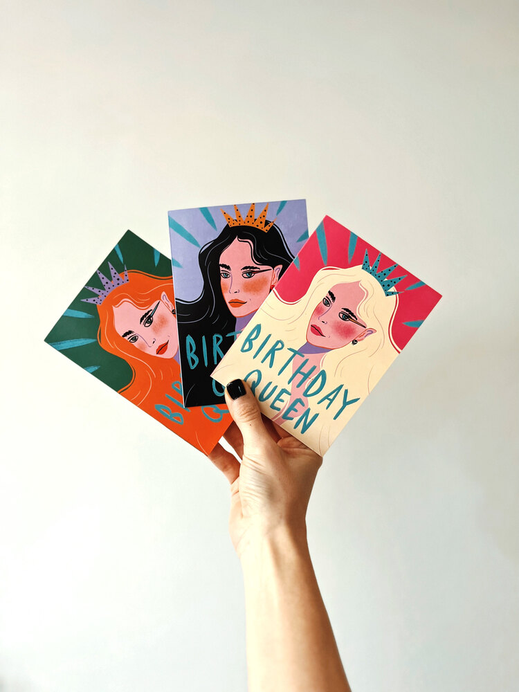 Birthday Queens (3’lü Kartpostal Seti)