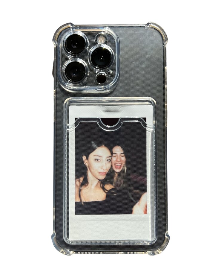 TELEFON KILIFI - SEFFAF, KARTLIKLI