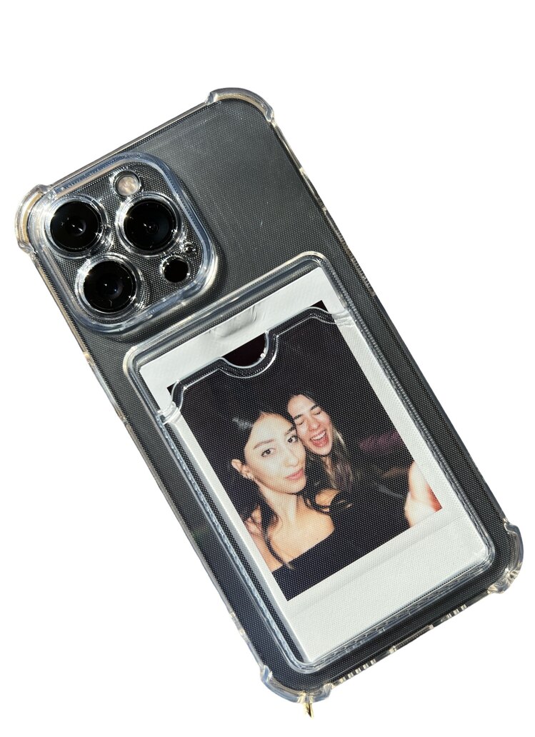 TELEFON KILIFI - SEFFAF, KARTLIKLI