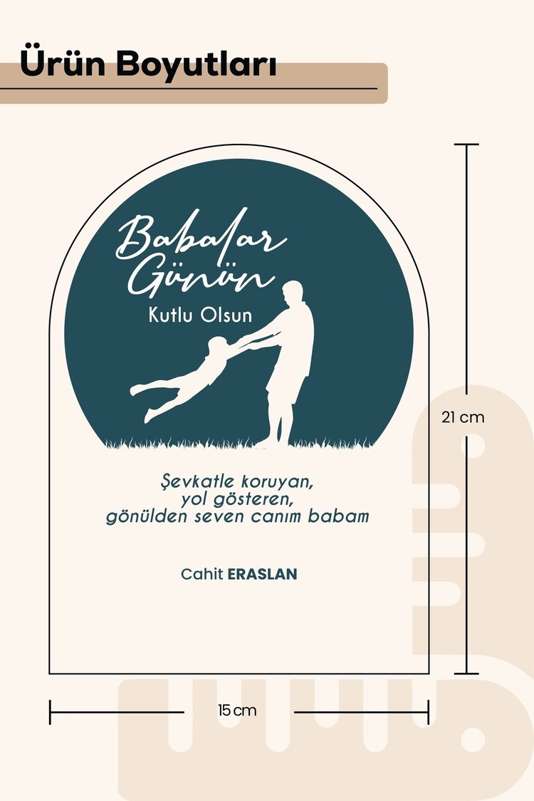 Babalar Günü Özel Hediye Pleksi Seti, Doğum Günü, Kişiselleştirilebilir Özel Gün Seti
