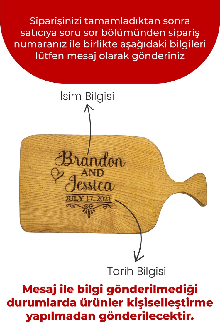 Kişiselleştirilebilir ,Servis,Kesme Tahtası, Kestane Kesme Tahtası,İsme Özel Kesme Tahtası