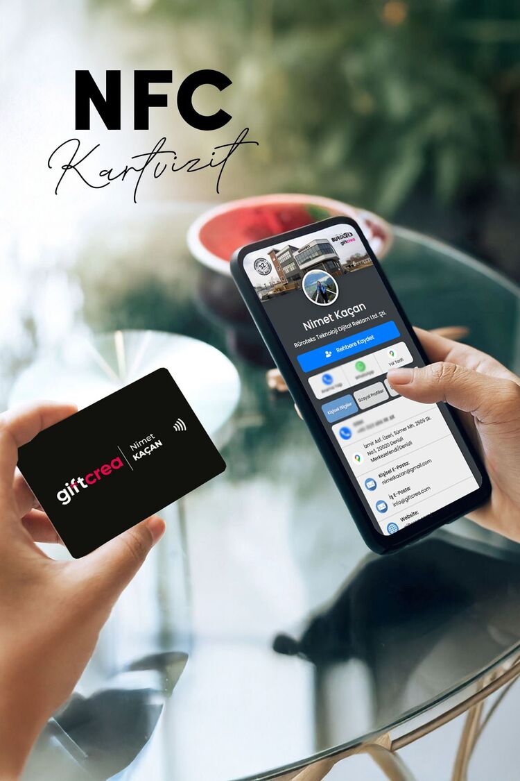 Kişiselleştirilebilir Nfc Kartvizit , Kişiye Ve Firmalara Özel Dijital Kartvizit