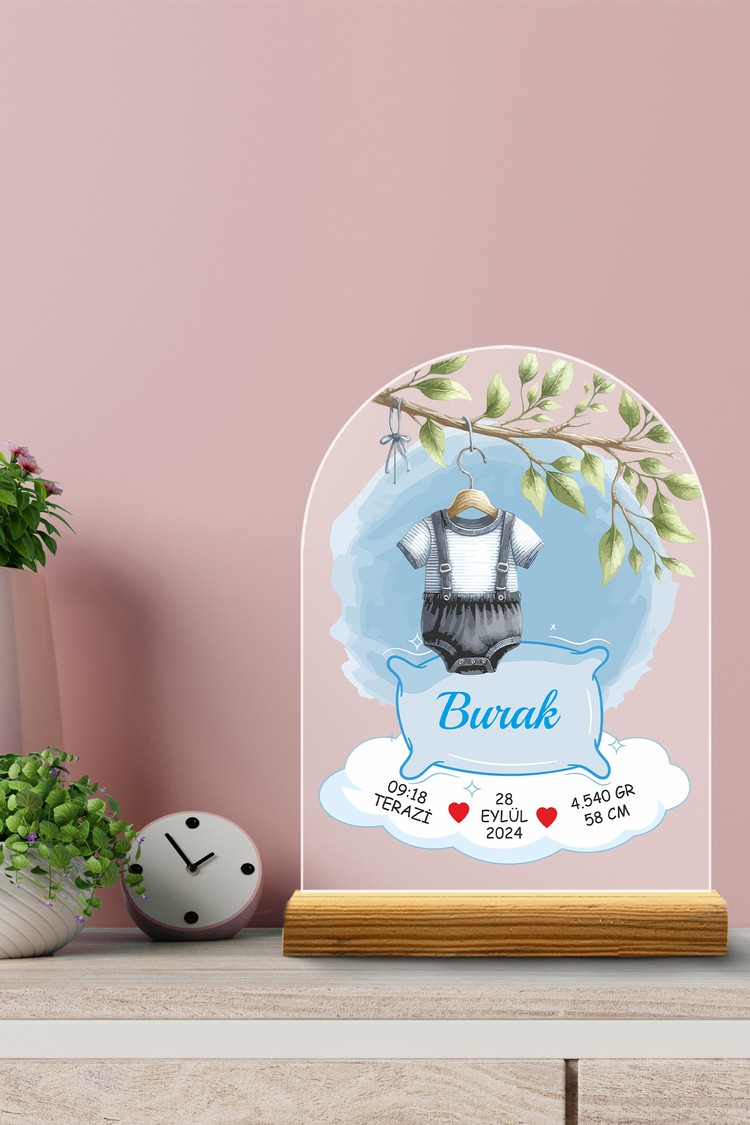 Kişiye Özel Erkek ve Kız Bebeklere Özel Tasarım - Özelleştirilebilir Kıyafetli Bebek Model