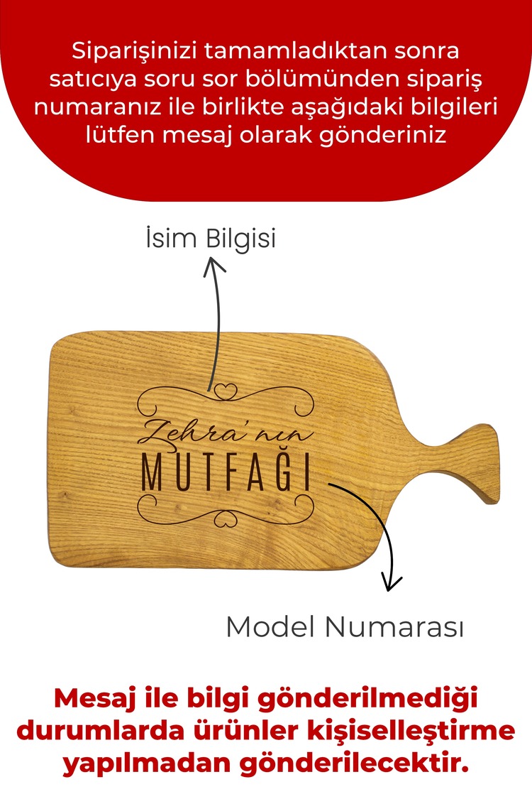 Kişiselleştirilebilir Kestane Kesme Tahtası, Anneler Günü ,Servis Kesme Tahtası