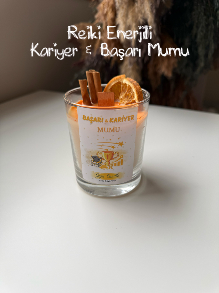 ✨KAMPANYADA ✨ Başarı&Kariyer Reiki Niyeti Mumu