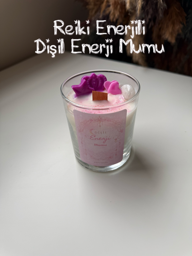✨KAMPANYADA ✨ Dişil Enerji Reiki Niyeti Mumu
