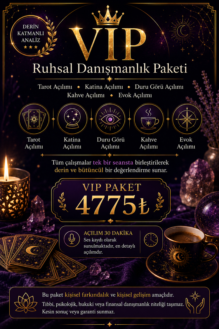 Vip Danışmanlık Paketi | Tüm Bakımlar Bir Pakette