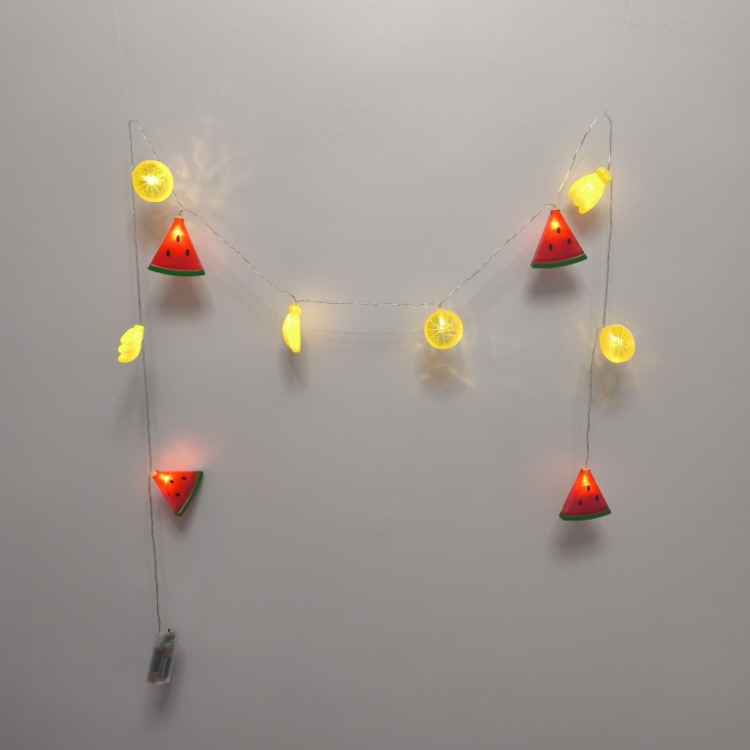 10'lu Meyve Model Dekoratif Yaşam Alanı LED Işık (Portatif)