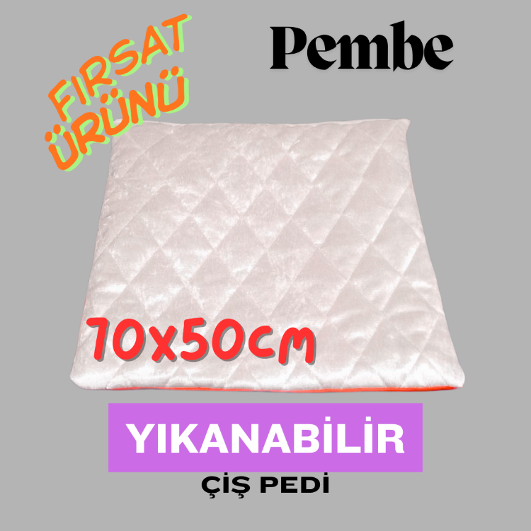 Pembe Çiş Pedi 70x50Cm 