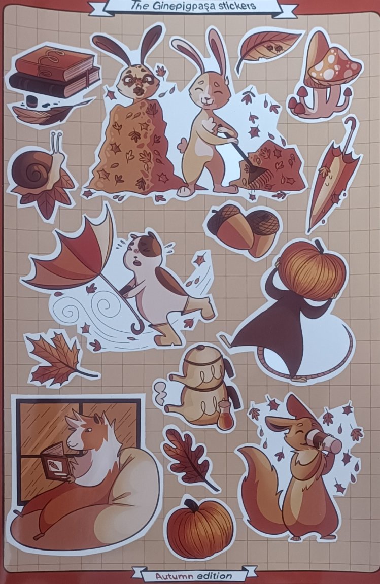 Ginepig Paşa Sticker – Sonbahar Koleksiyonu