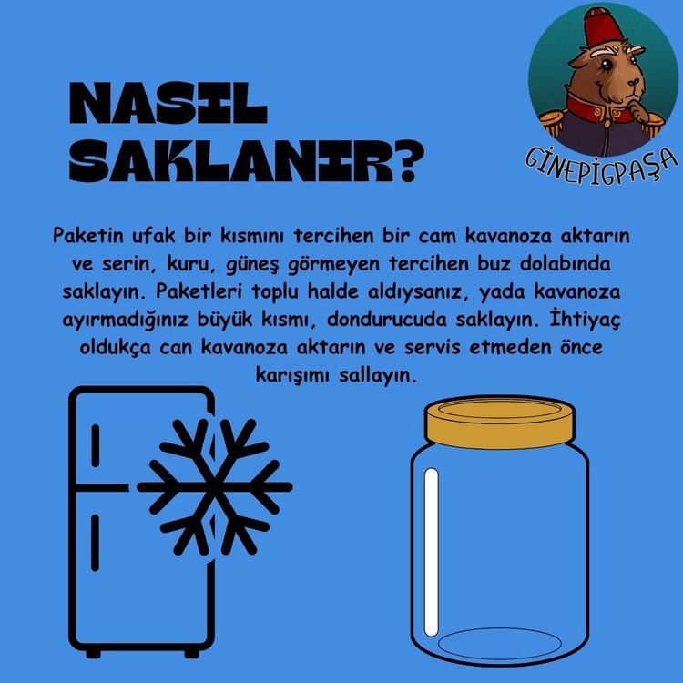 Cüce Hamster Karışım Yemi (Ginepig Paşa Özel Formülü)