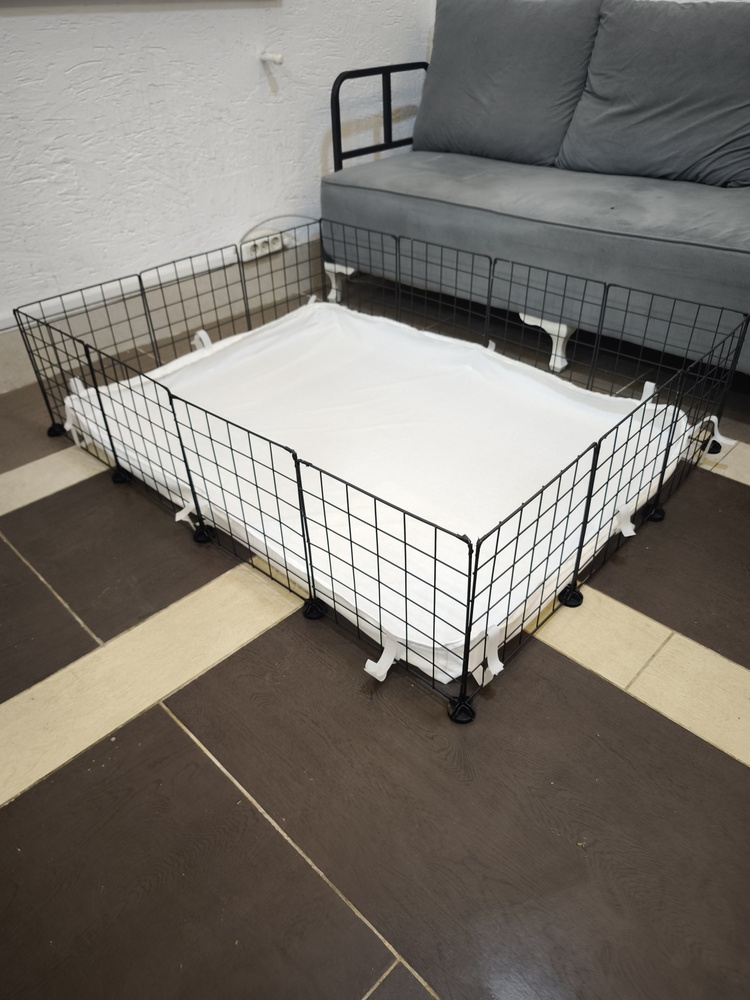 2. Versiyon 14 Panelli Ginepig Yaşam Alanı (134x101x34Cm)