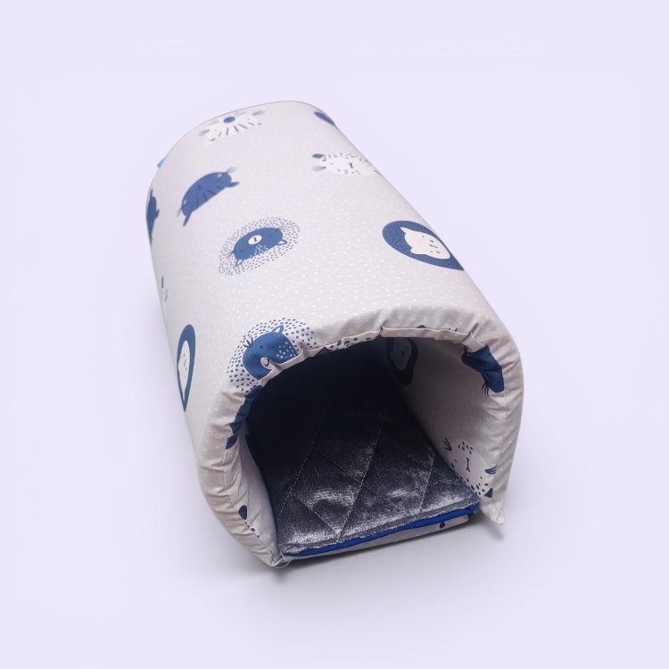 Gri Ginepig Paşa Kemirgen Uyku Evi V2