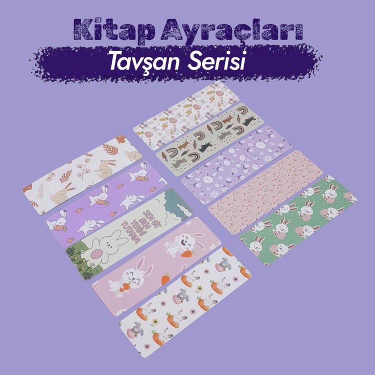 Tavşan Serisi Kitap Ayraçları