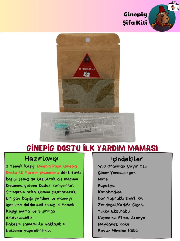 İlk Yardım Toz Maması (3 Al 2 Öde)