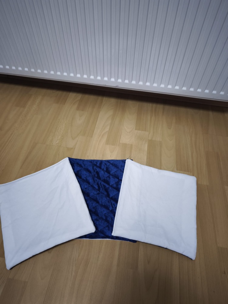 Koyu Mavi Çiş Pedi Üçlü Set  25x25 Cm