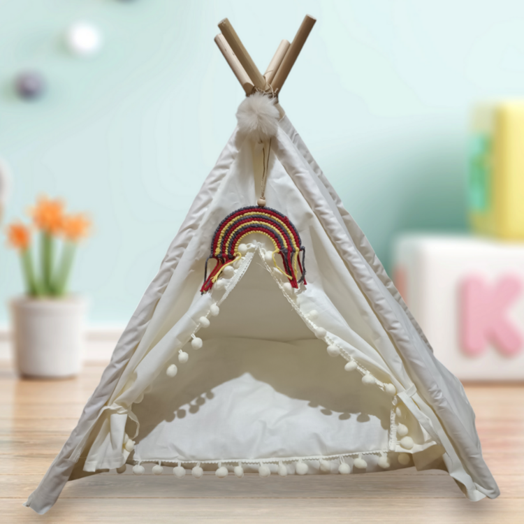 Tavşan/Ginepig Çadırı (Beyaz Model)
