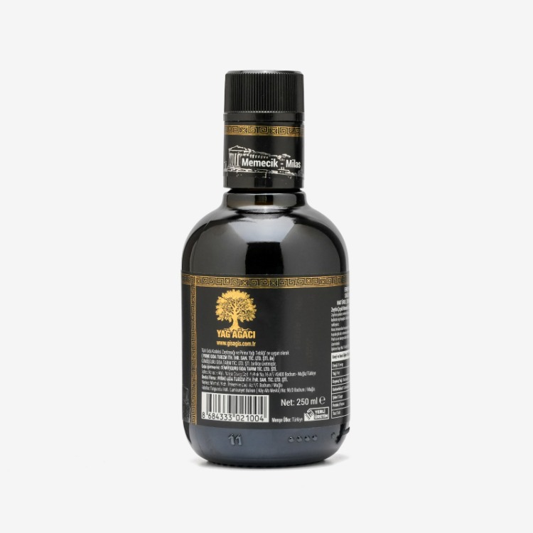 2x250 ml Gisagis Premium Zeytinyağı  - 0,1 Asidite, Yüksek Polifenol, Erken Hasat, Soğuk Sıkım