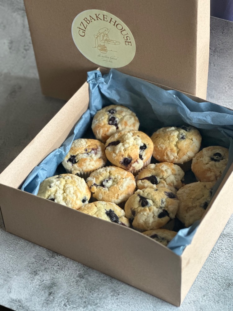 Yaban Mersinli Muffin 12 adet