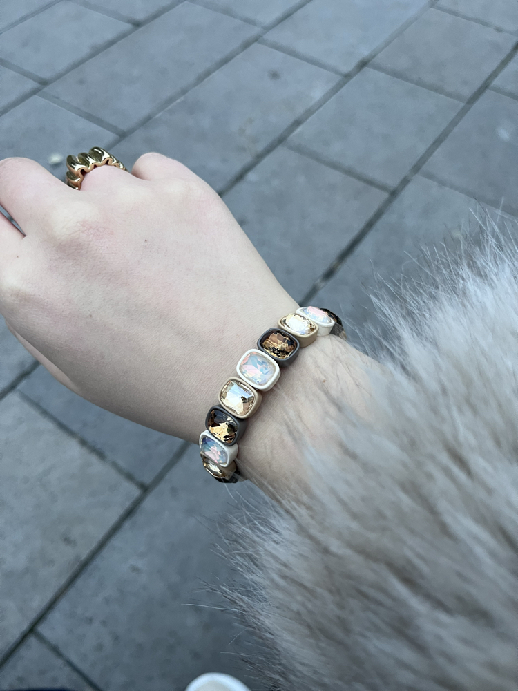 Cand Bracelet (Toprak Tonda Taşlı Bileklik)