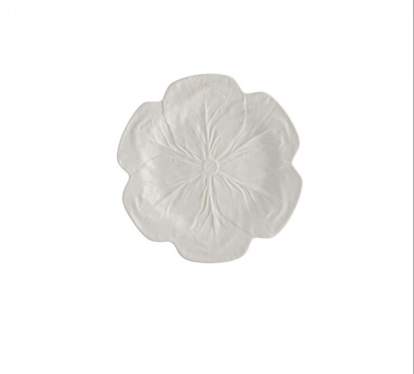 Bordallo Pinheiro Beyaz Lahana Servis Tabağı 26.5cm
