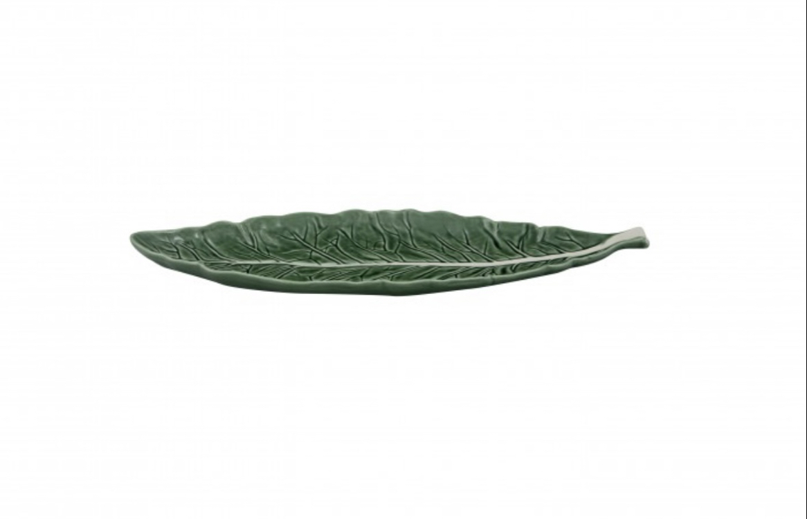 Bordallo Pinheiro Lahana Yaprak Servis 40x12cm