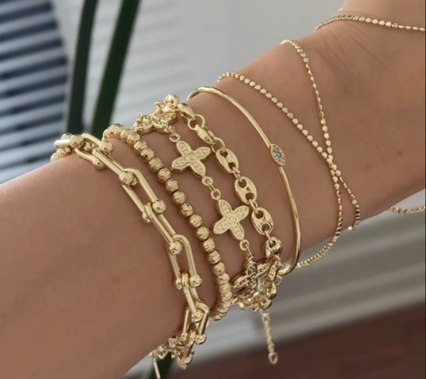 Vip Yonca Gold Bileklik