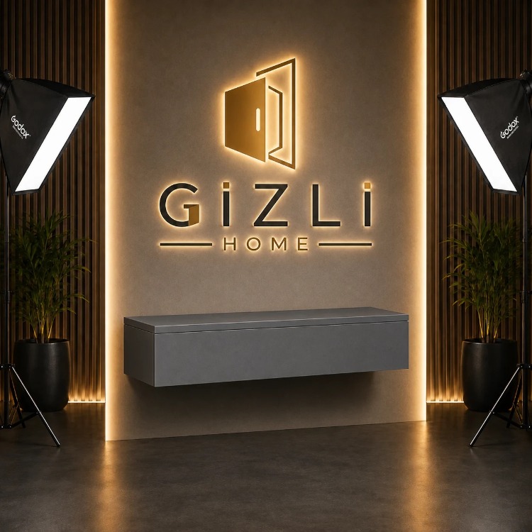 NOVA WALL 01 | NFC Kartlı Gizli Bölmeli Duvar Rafı