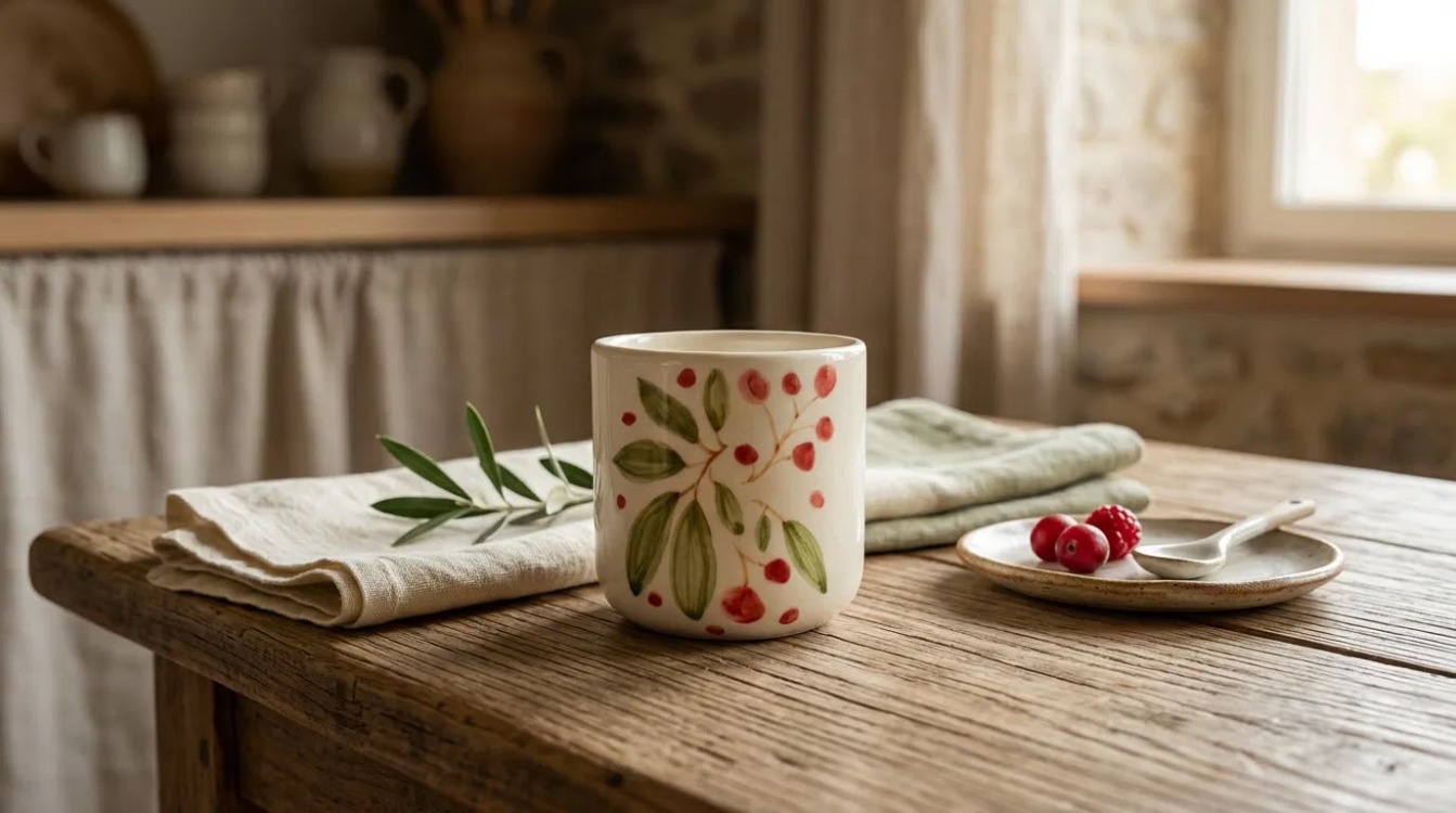 Kırmızı Meyveler – Stoneware Bardak