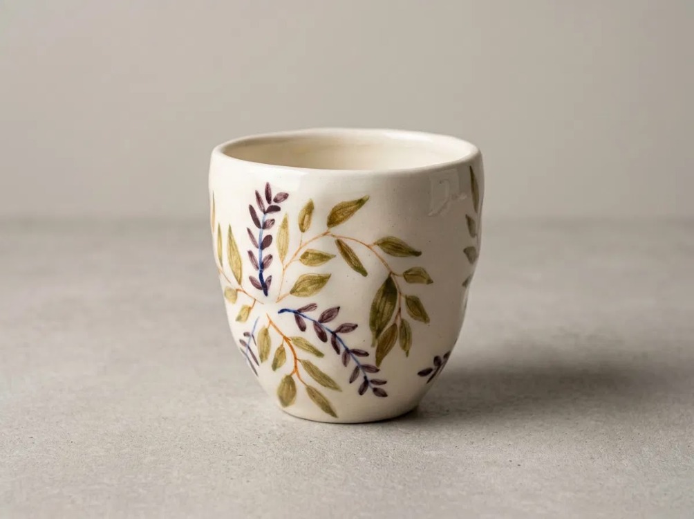 Botanical Stoneware Bardak