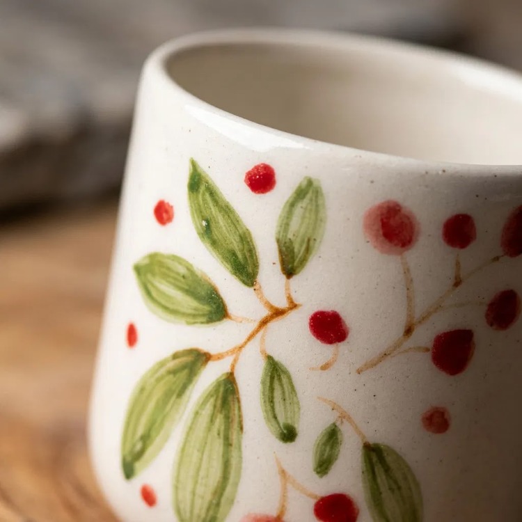 Kırmızı Meyveler – Stoneware Bardak