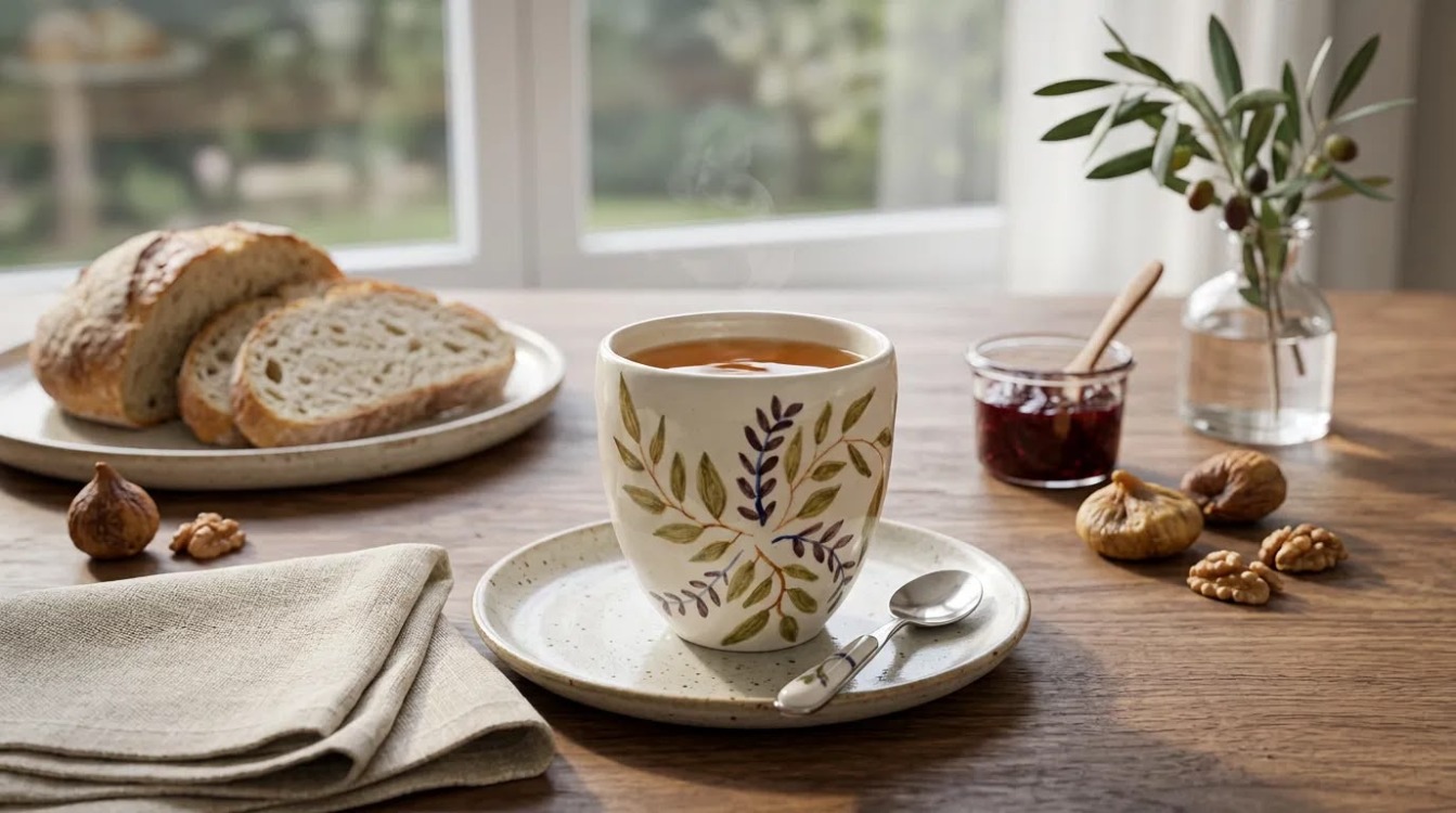 Botanical Stoneware Bardak