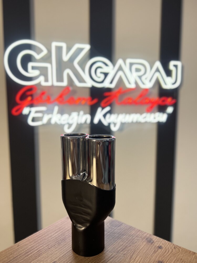 DÖKÜM ÇİFT ÇIKIŞ CHROME EGSOZ