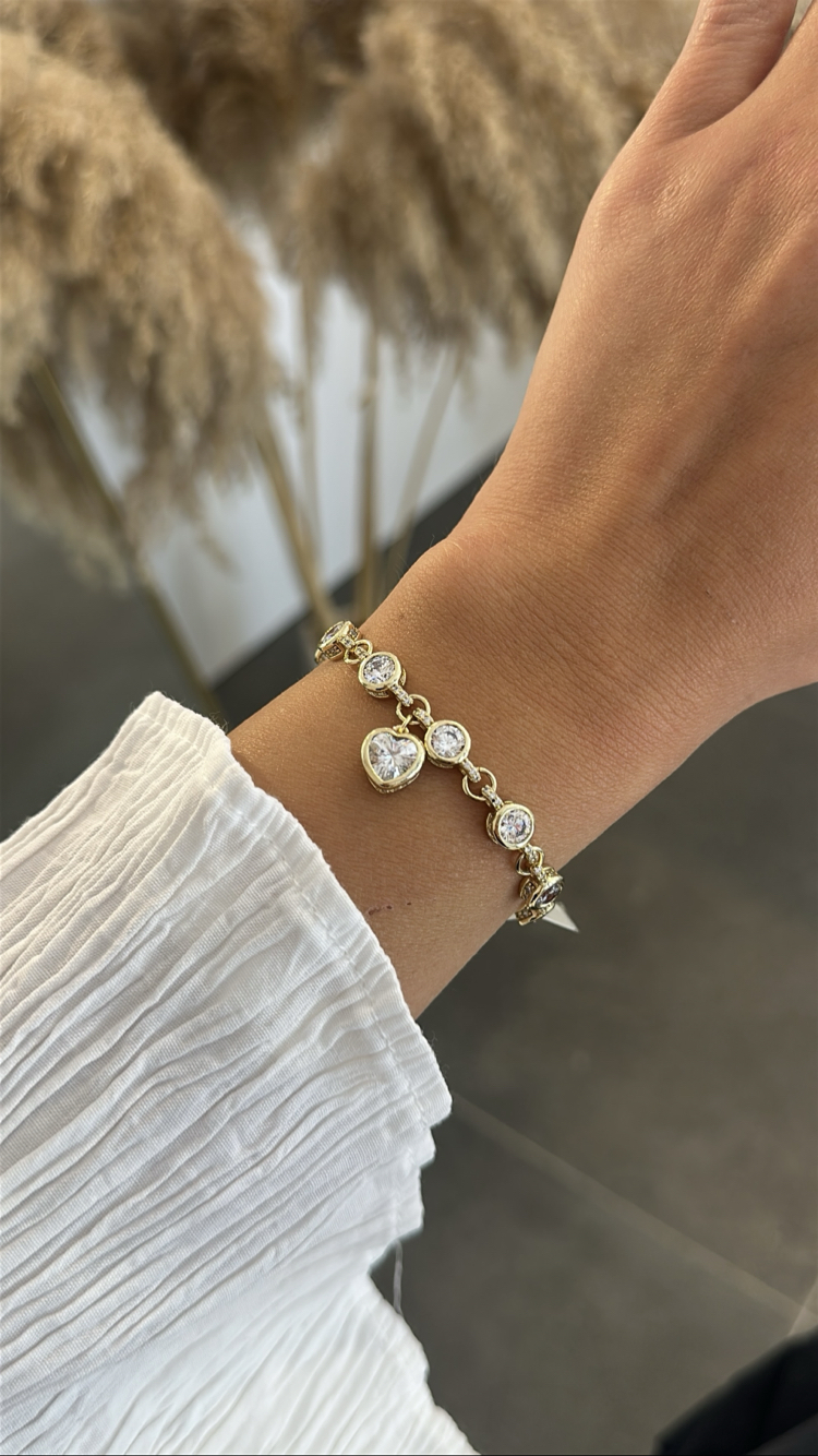 Kalp Charm Bileklik
