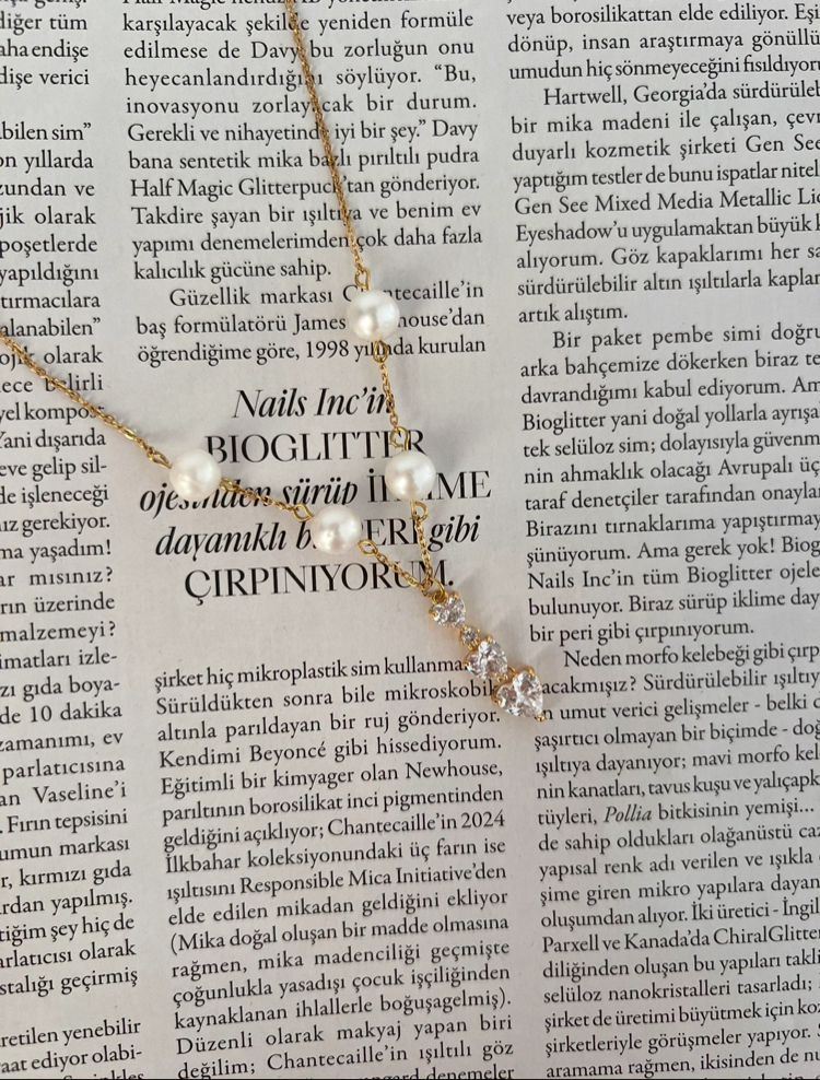 Kalpli İnci Kolye
