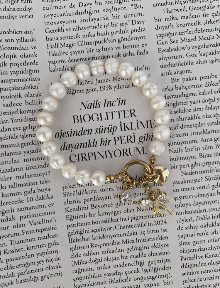 Gemici Kilit Taşlı Fiyonk Bileklik