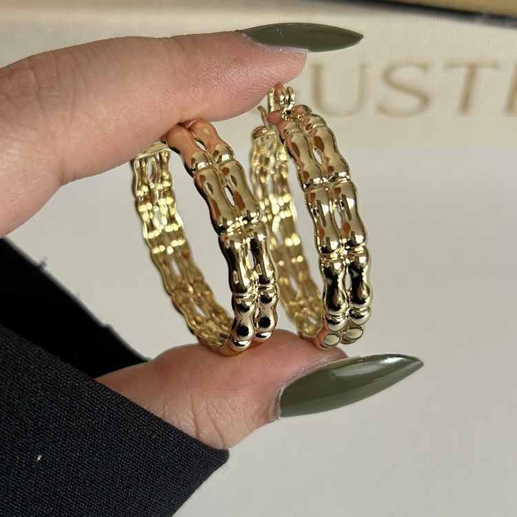 Gold Halka Burgu Küpe | Xuping 