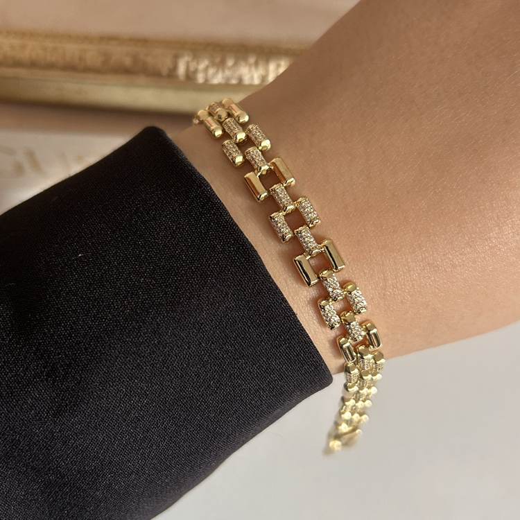 Gold Zincir Bileklik | VİP 