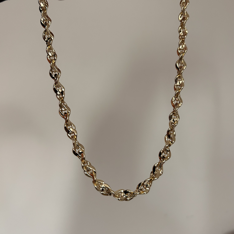 Gold Örme Kolye | Xuping 