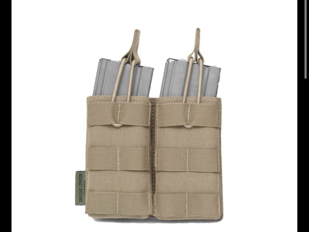 Warrior Double Open 5.56mm Coyote Tan Pounch