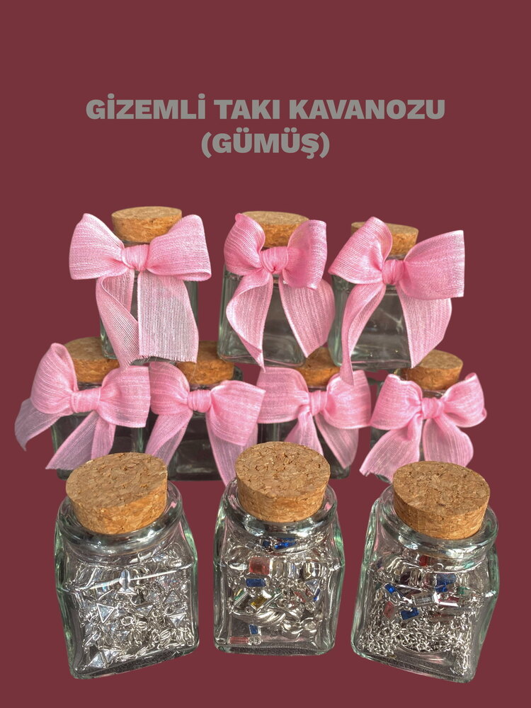 Gizemli Takı Kavanozu (Gümüş Renk)