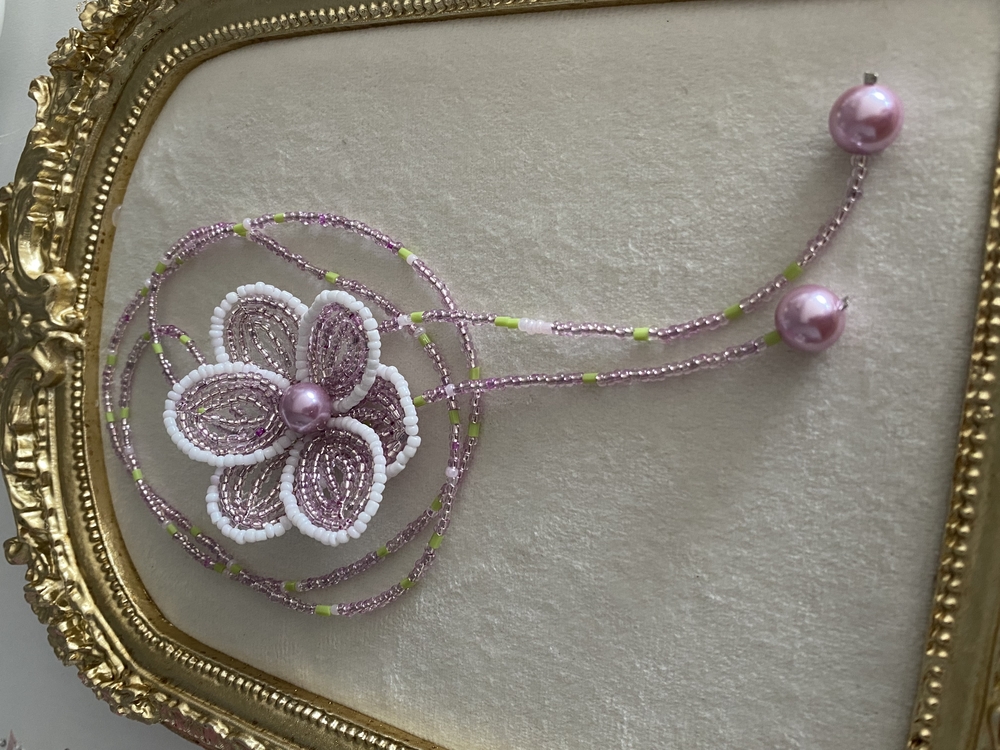 Pinky Lilly Kolye ~ Handmade