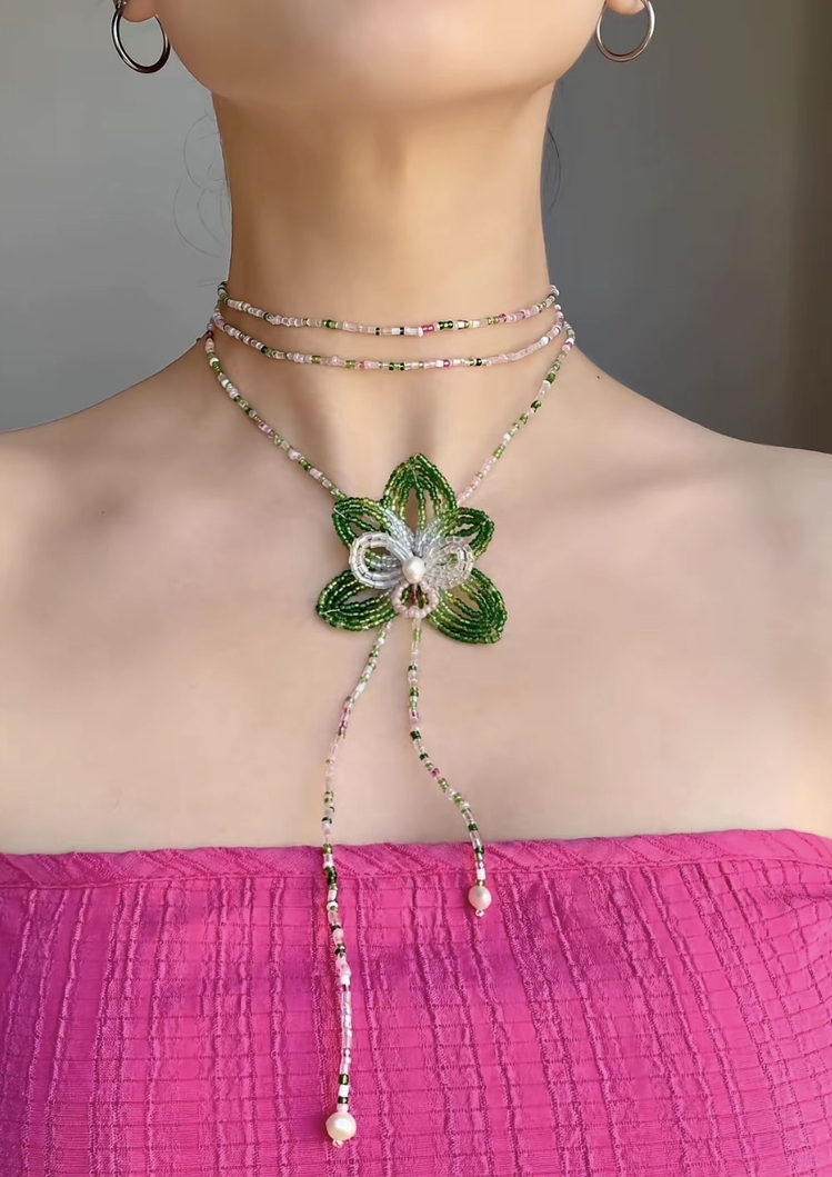 Flora Çiçek Kolye