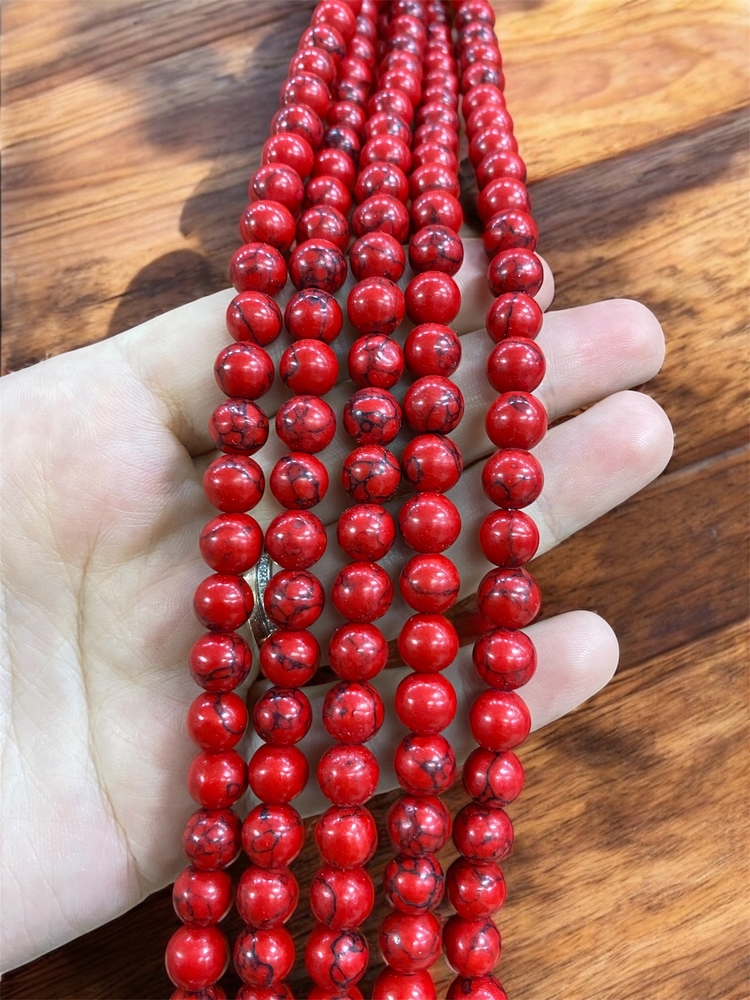 Kırmızı Doğaltaş kolye