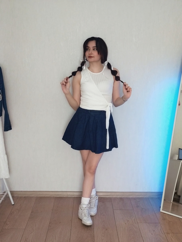 Yandan Bağlamalı Kruvaze Bluz
