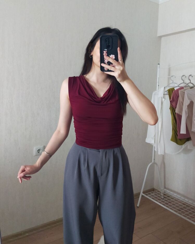 Degaje Bordo Bluz 