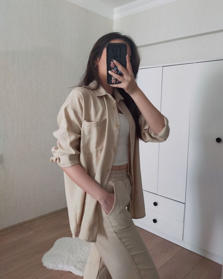Zara Model Bej Takım 