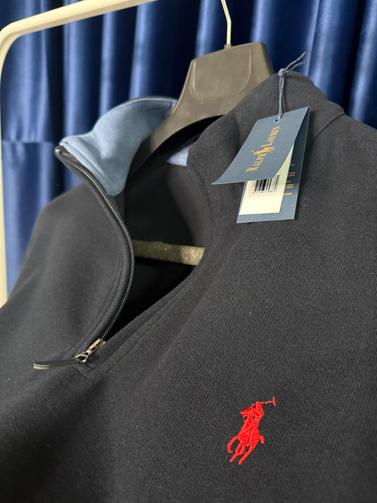 POLO RALPH LAUREN PREMIUM YARIM FERMANLI SWEAT