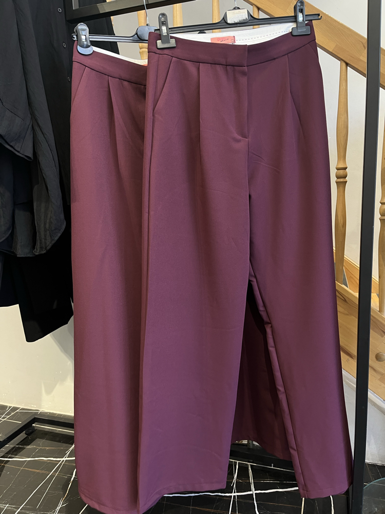 Bordo Bol Pantolon