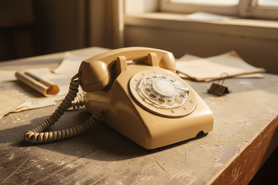 Nostaljik Çevirmeli Telefon | Orijinal PTT Dönemi